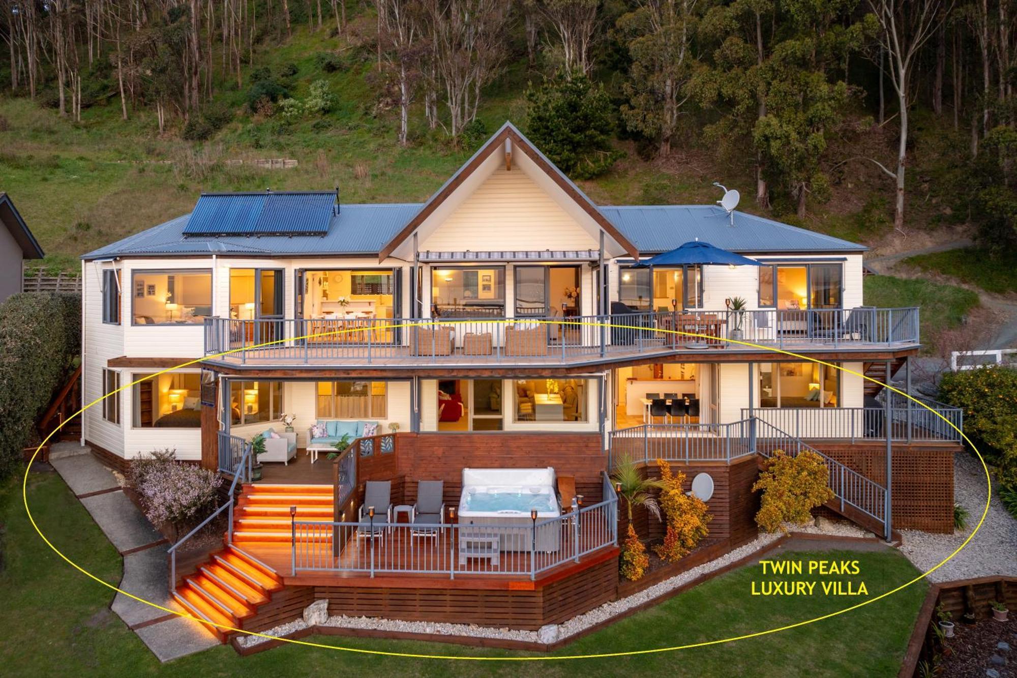 Twin Peaks Luxury Sea View Villa Nelson Ngoại thất bức ảnh